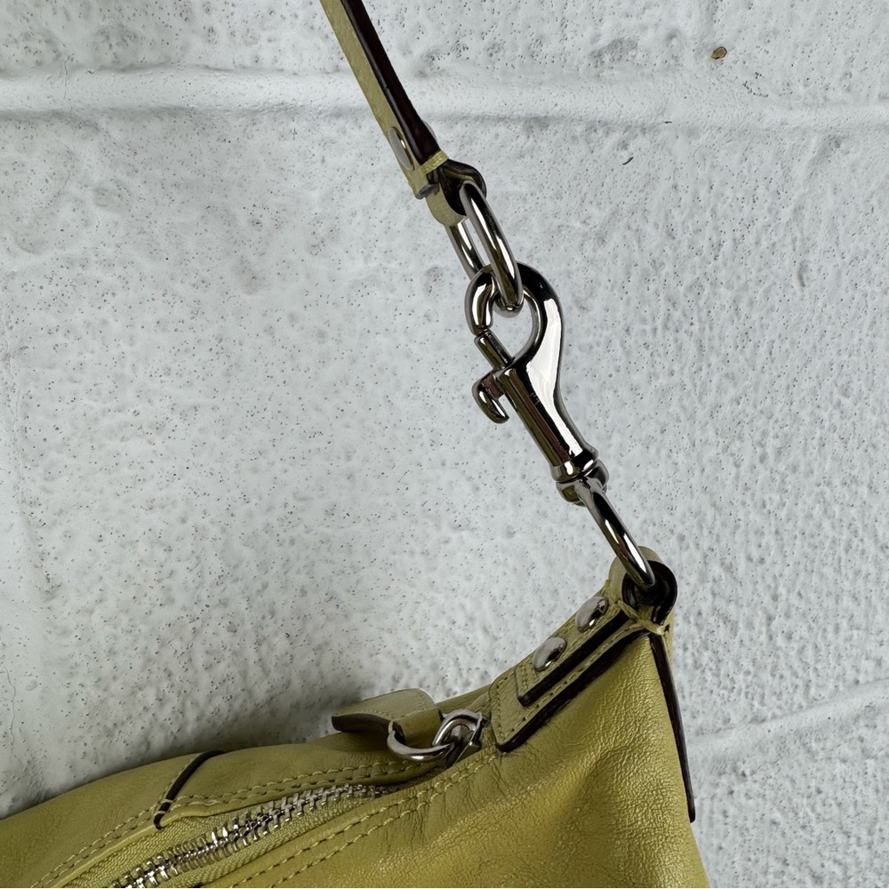 Coach Ashley Satchel Leather Bag – Key Lime Green - Picture 5 of 14